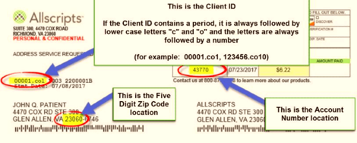 PayMyDoctor customer ID